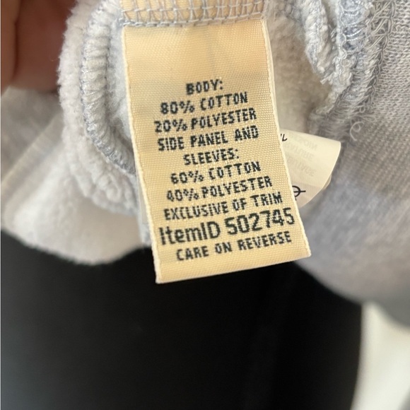 L.L. Bean M Light Gray Women's Quarter-Zip Sweatshirt comfort winter fall - Picture 9 of 10